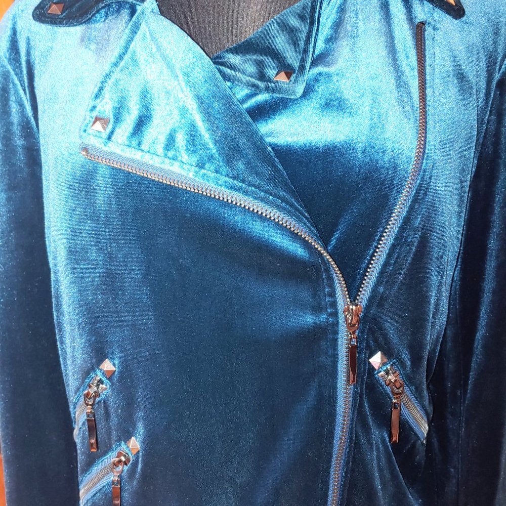Bagatelle Velvety Soft Moto Jacket - Picture 2 of 7